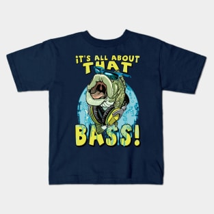 All About That Bass Fishing Kids T-Shirt